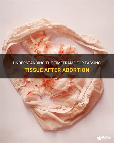 What is leftover tissue after abortion?
