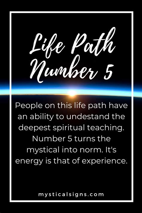 What is life path year number 5?