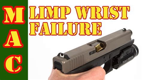 What is limp wristing a Glock?