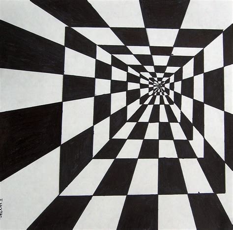 What is line and visual illusion?