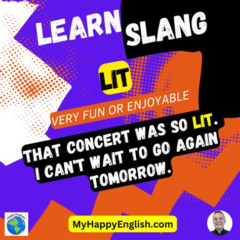 What is lit slang?