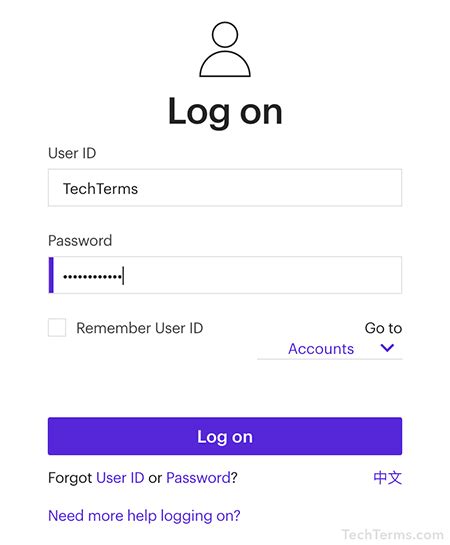 What is login ID or user ID?