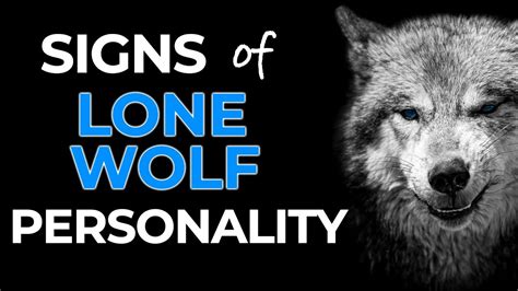 What is lone wolf personality?