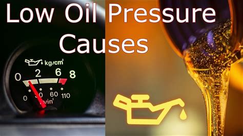 What is low oil pressure caused by?
