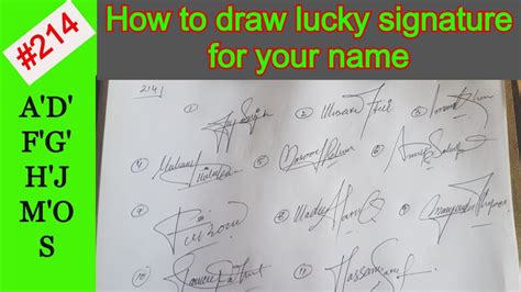 What is lucky signature?