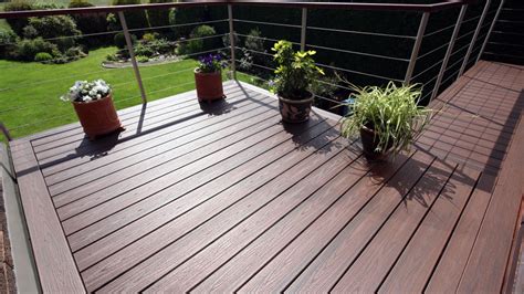 What is maintenance free decking made of?