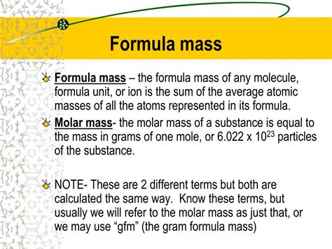What is mass formula?