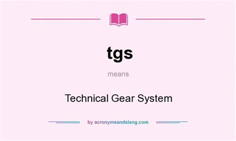 What is meant by TGS?