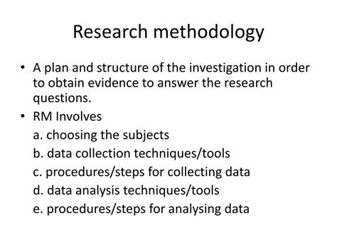 What is methodology in research?