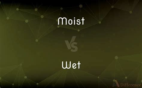 What is moist vs wet?