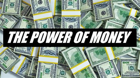 What is money and power?