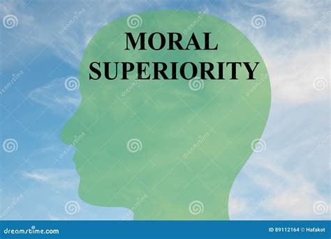 What is moral superiority?