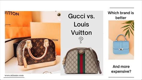 What is more expensive Gucci or LV?