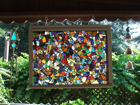 What is mosaic glass called?