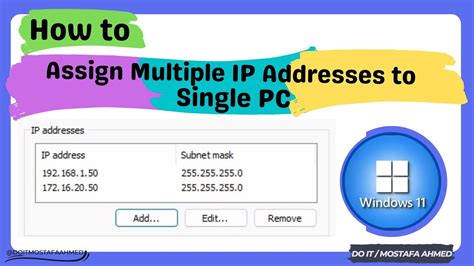 What is multiple IP addresses?