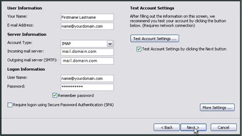 What is my IMAP host name?