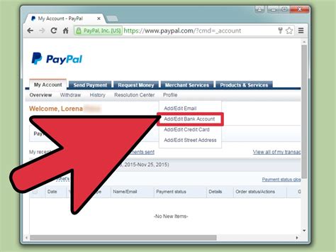 What is my PayPal bank account number?