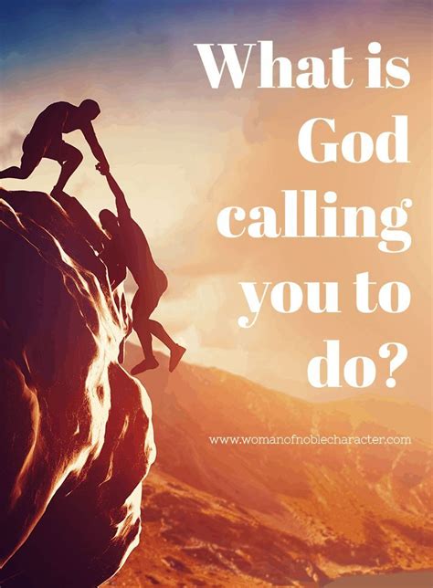 What is my calling from God?