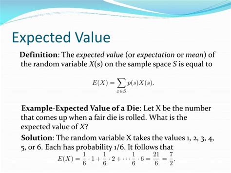 What is n in expected value?