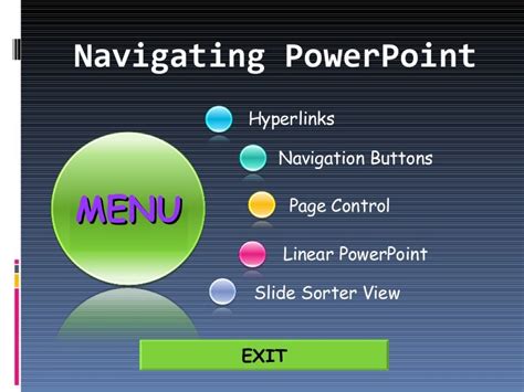 What is navigating in PowerPoint?