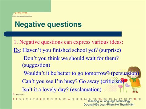 What is negative question wording?
