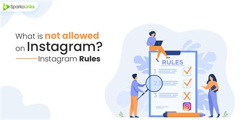 What is not allowed on Instagram?