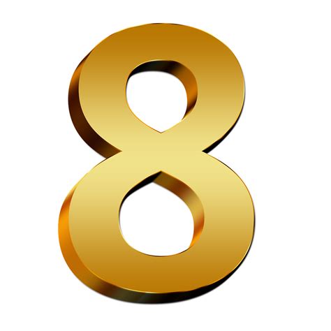 What is numeral 8?