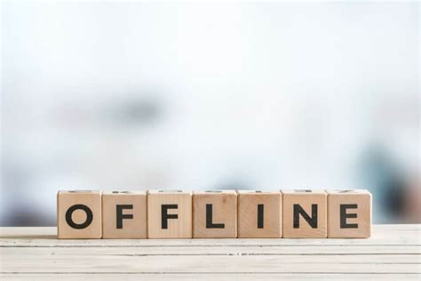 What is offline work?