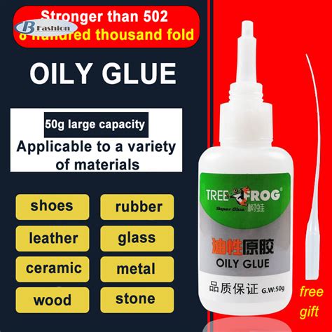What is oily glue?