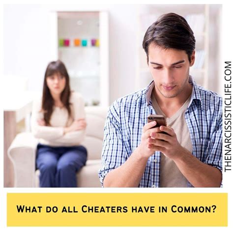 What is one thing cheaters have in common?