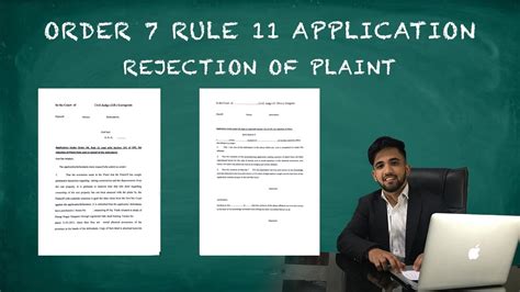 What is order 7 rule 11 rejection appeal?