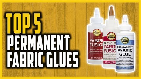 What is permanent fabric adhesive?
