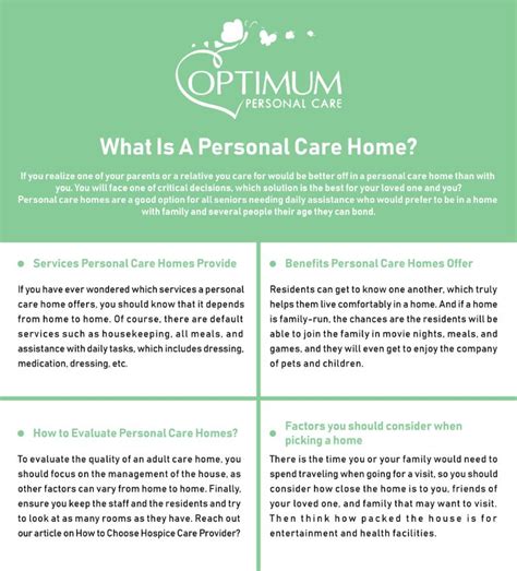 What is personal care also known as?
