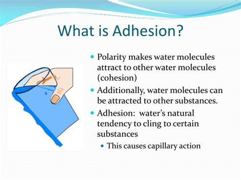 What is poor adhesion?