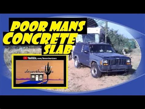 What is poor mans concrete?