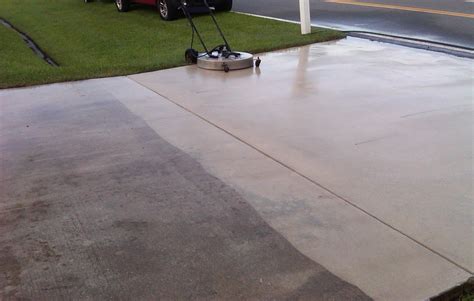 What is post treatment for pressure washing concrete?