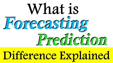 What is prediction and projection?