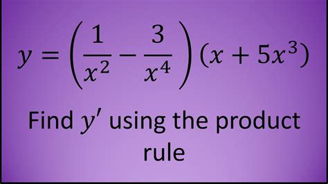 What is product rule example?