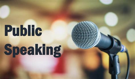 What is public speaking skills?
