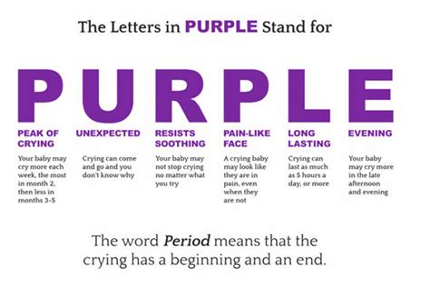 What is purple crying?