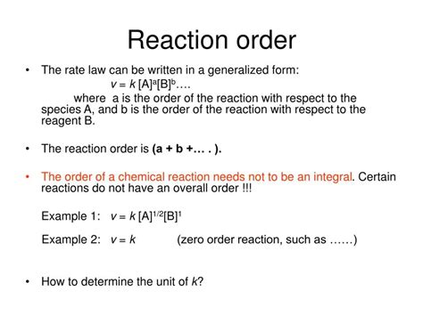 What is reaction order 3?