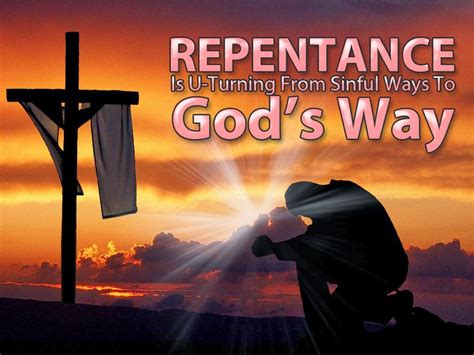 What is repented sin?