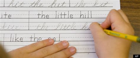 What is replacing cursive?