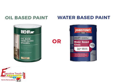 What is replacing oil-based paint?