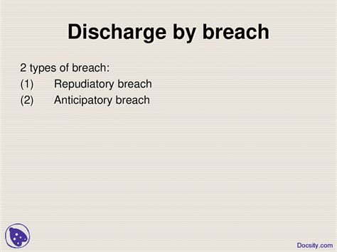 What is repudiatory breach?
