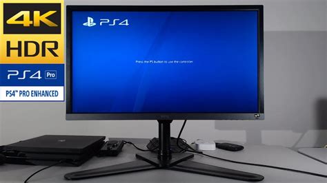 What is required for a PS4 monitor?