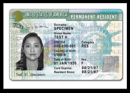 What is residence permit in USA?