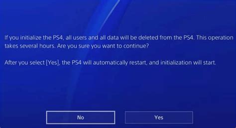 What is restore PS4?