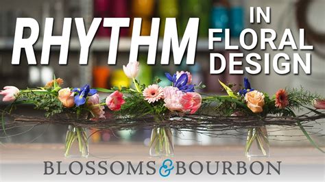 What is rhythm in floral design?