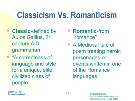 What is romantic classicism?